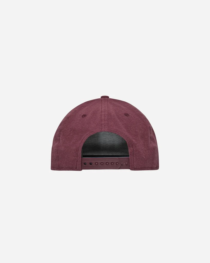 New Era LA Dodgers Moleskin Crown 9FORTY A-Frame Adjustable Cap Dark Purple 4