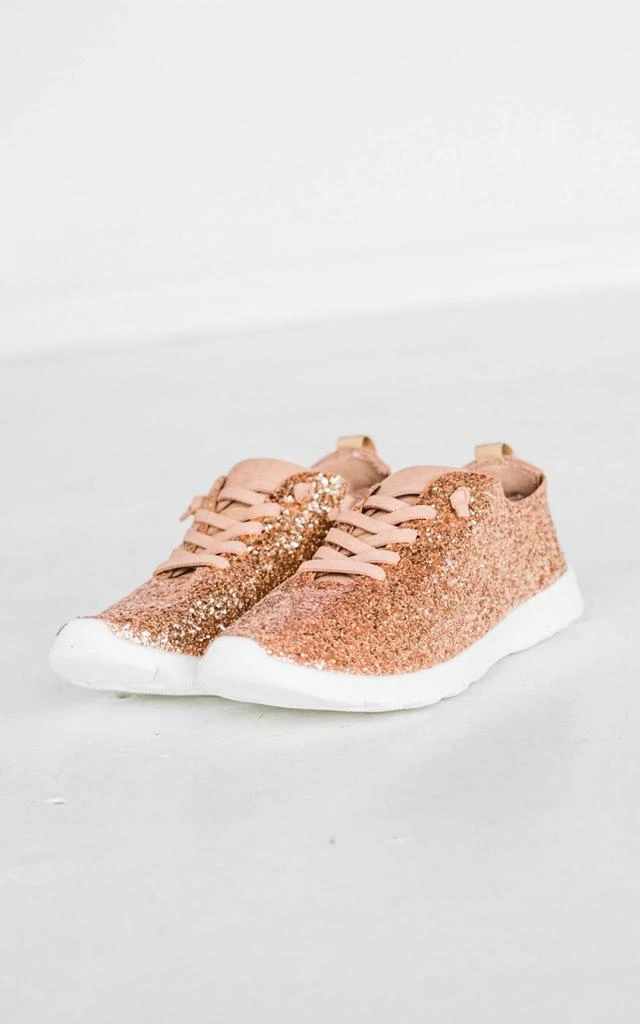 Not Rated Women's Mayo Glitter Sneaker 2