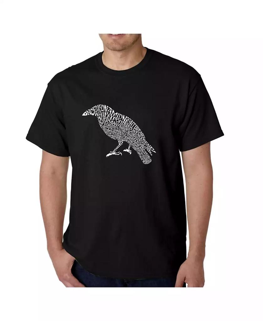 LA Pop Art Men's Word Art T-Shirt - The Raven