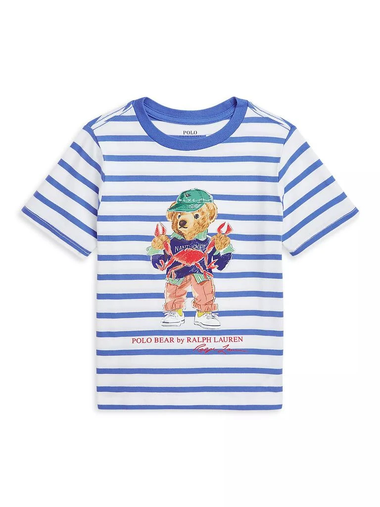 Ralph Lauren Little Boy's &amp; Boy's Polo Bear Striped T-Shirt 1