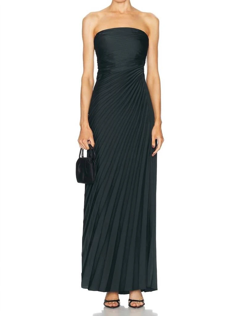 A.L.C. A.L.C. - Bianca Strapless Pleated Maxi Dress 1