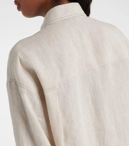 Brunello Cucinelli Oversized linen shirt 6