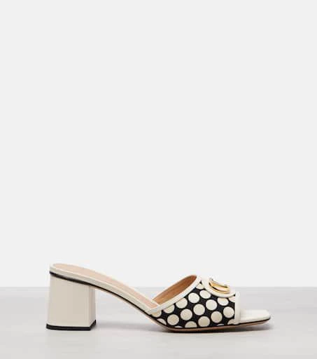 Valentino VLogo polka-dot mules 4
