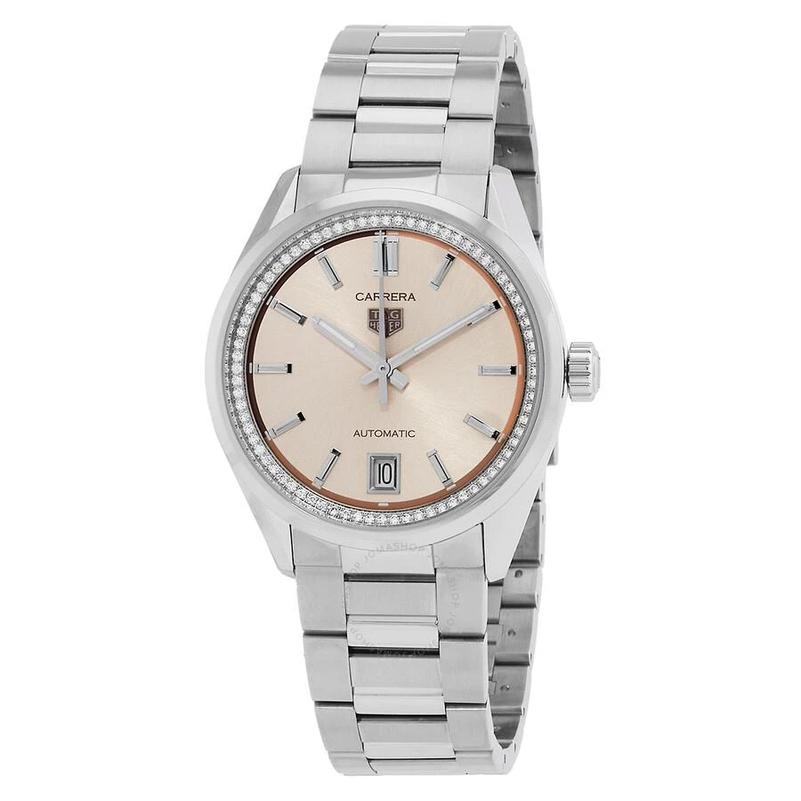 Tag Heuer Carrera Date Automatic Pink Dial Ladies Watch WBN231A.BA0001 1