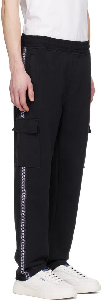 Hugo Black Graphic Trim Sweatpants 2