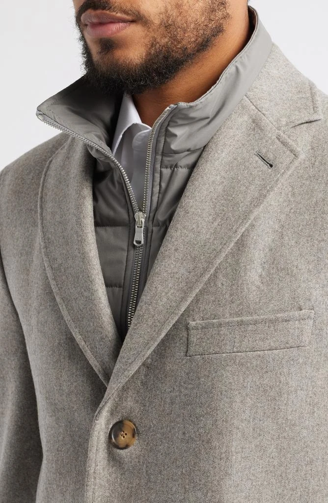 Jack Victor Delroy Wool Topcoat with Removable Bib 5