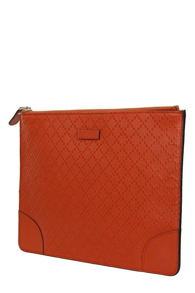 Gucci Gucci Logo Patch Zip-Up Pouch 3