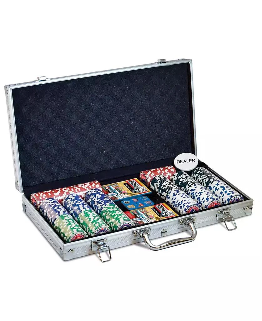 MasterPieces Puzzles MasterPieces Casino Style 300 Piece Poker Chip Set - Route 66 Theme 2