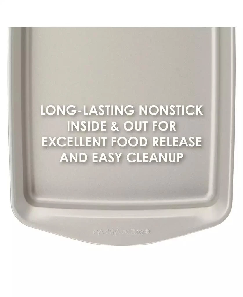 Rachael Ray Nonstick Jumbo 13" x 19" Cookie Pan with Roasting Rack 7