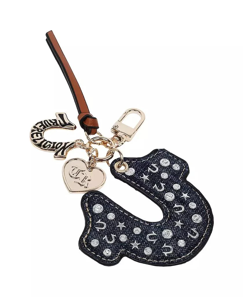 True Religion Denim Horseshoe Bag Charm 3