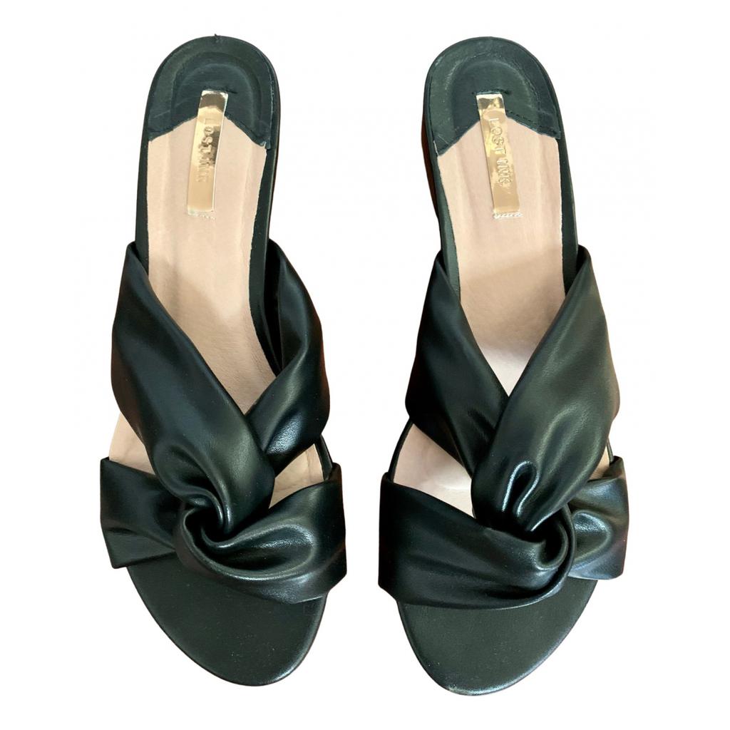 LOST INK Lost INK Faux fur mules