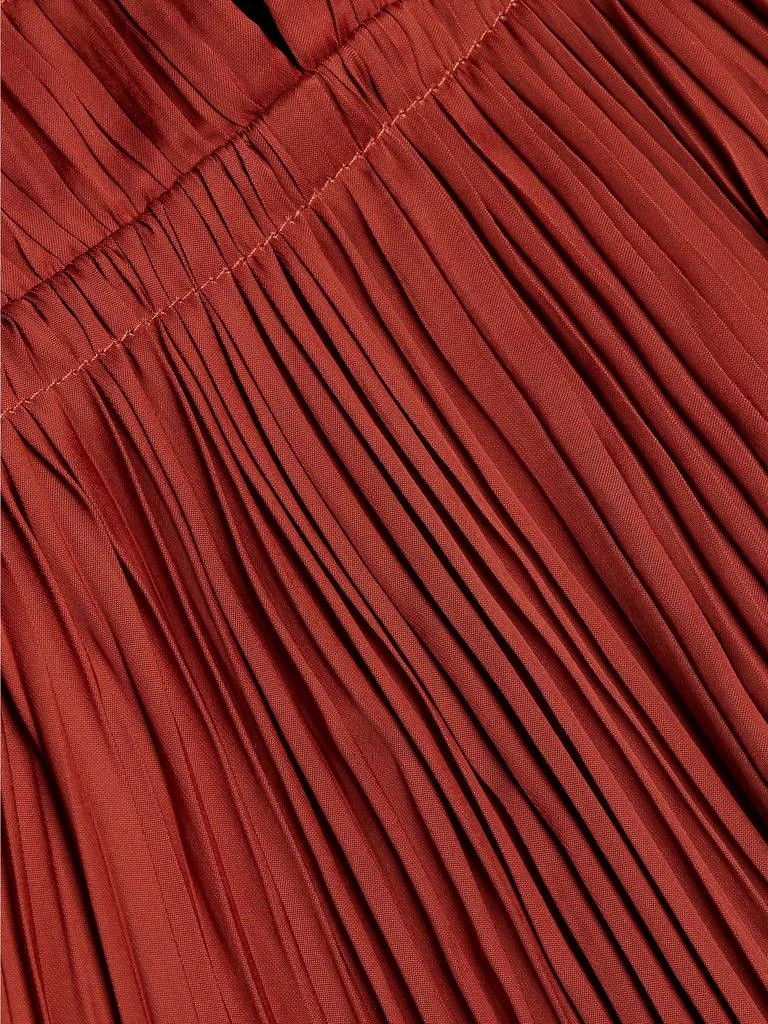 Ulla Johnson Veda Satin Plissé Gown 7