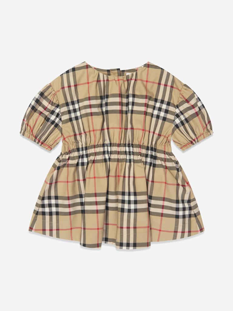 Burberry Kids Baby Girls Shelley Dress in Archive Beige Check