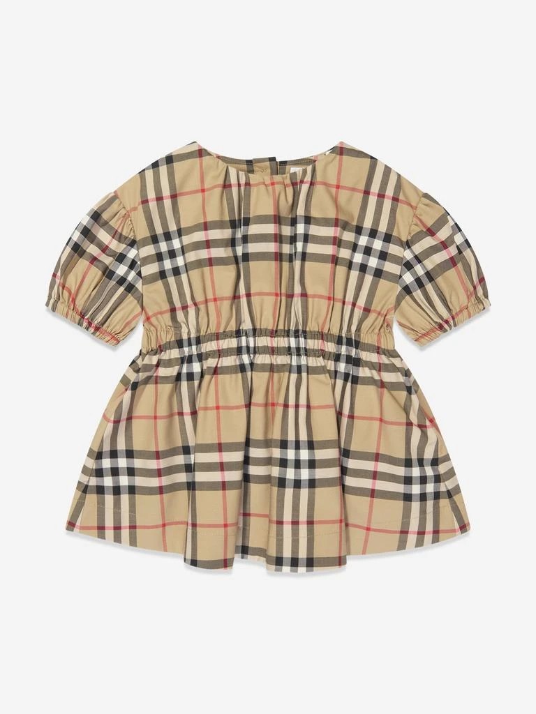 Burberry Kids Burberry Baby Girls Shelley Dress in Archive Beige Check 1