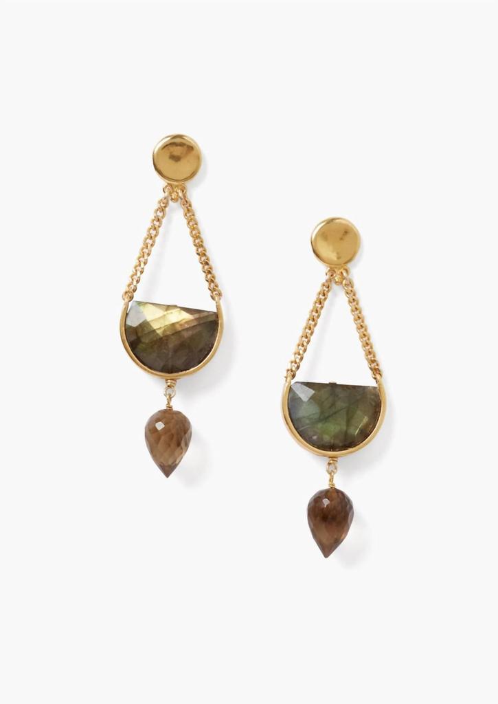 CHAN LUU Women's Luna Teardrop Earrings In Labradorite