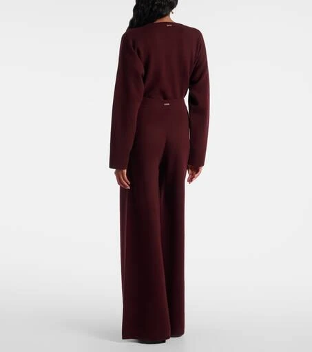 Max Mara Judy wool and cashmere wide-leg pants 3