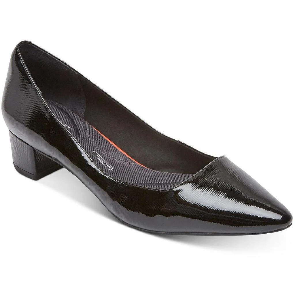 Rockport Gracie Womens Leather Slip On Block Heels 1