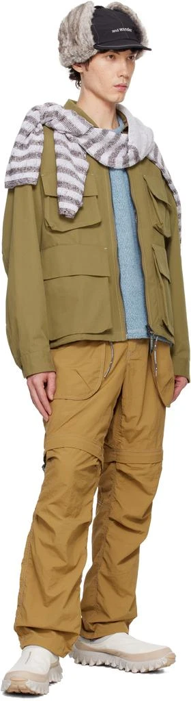 And Wander Beige C/PE Twill Field Jacket 4