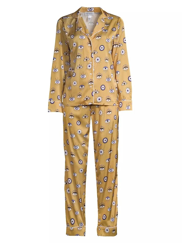 Averie Sleep Evil Eye Amara Evil Eye Pajama Set 1