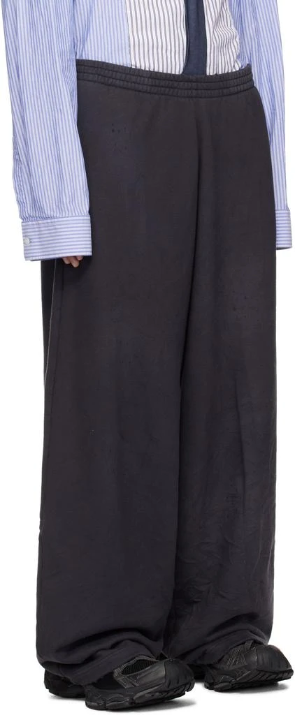 Balenciaga Black 'Planet Earth' Sweatpants 2