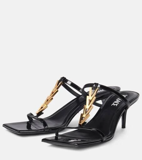 Versace 40 patent leather sandals 4