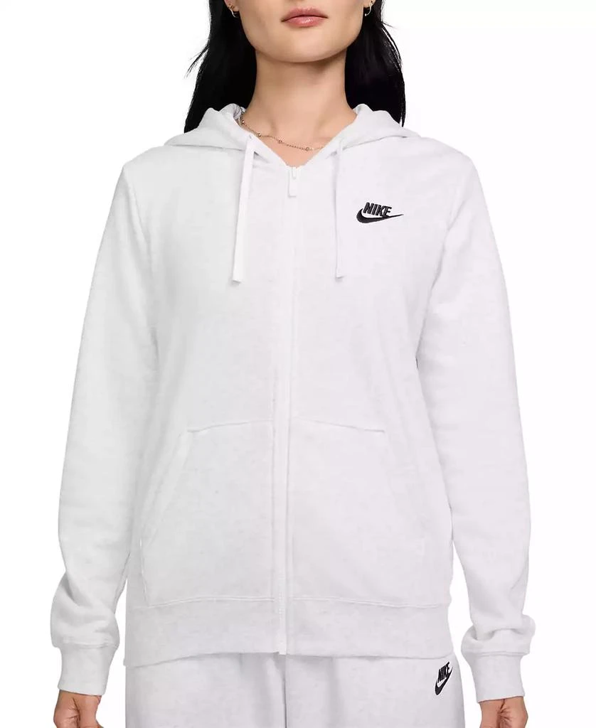 NIKE Women's Sportswear Club Fleece Full-Zip Hoodie 1