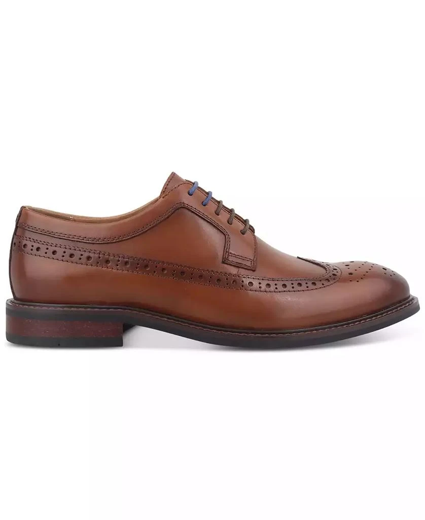 Bar III Men's Asherr Long Wing Brogue Leather Dress Shoes, Created for Macy's 2