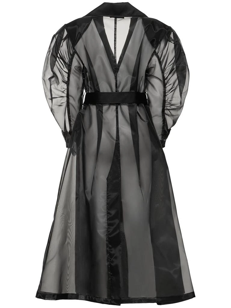 Dolce & Gabbana Long Belted Organza Coat 4