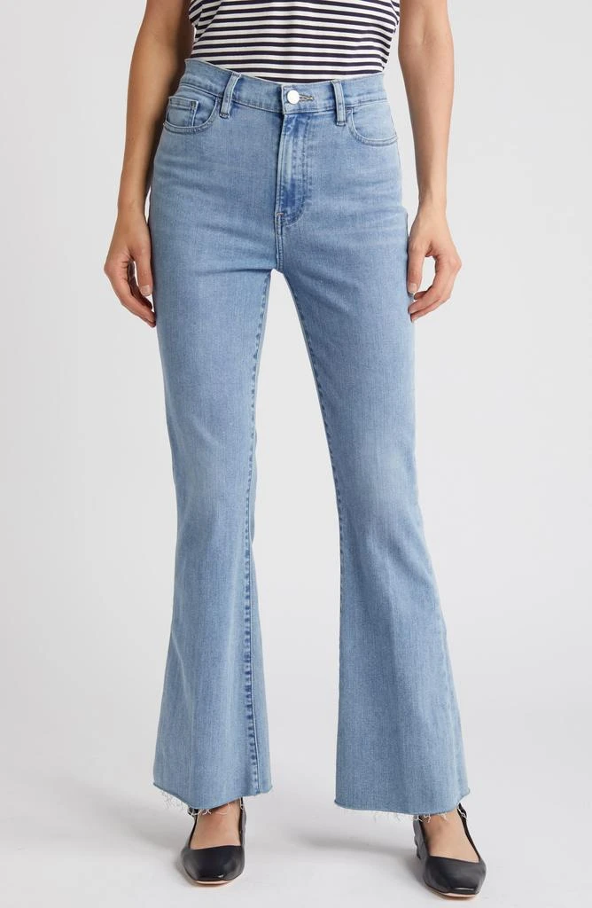 FRAME Le Easy Flare Raw Hem Jeans 1