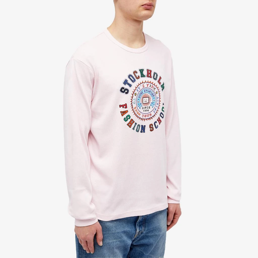 Acne Studios Acne Studios Long Sleeve Eisen School T-Shirt 2