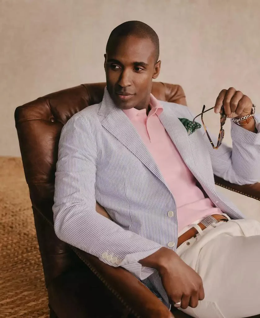 Ralph Lauren Men's Polo Soft Seersucker Suit Jacket 5