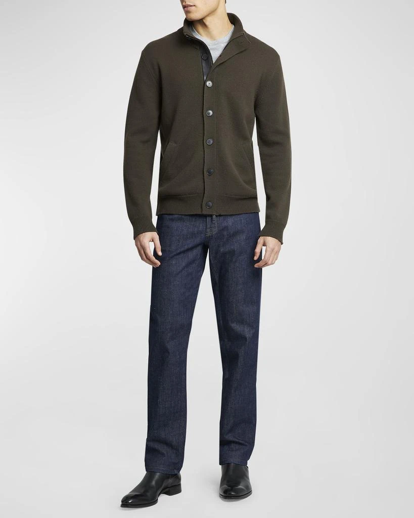 Brioni Men's Full-Zip Cashmere Cardigan Sweater 1