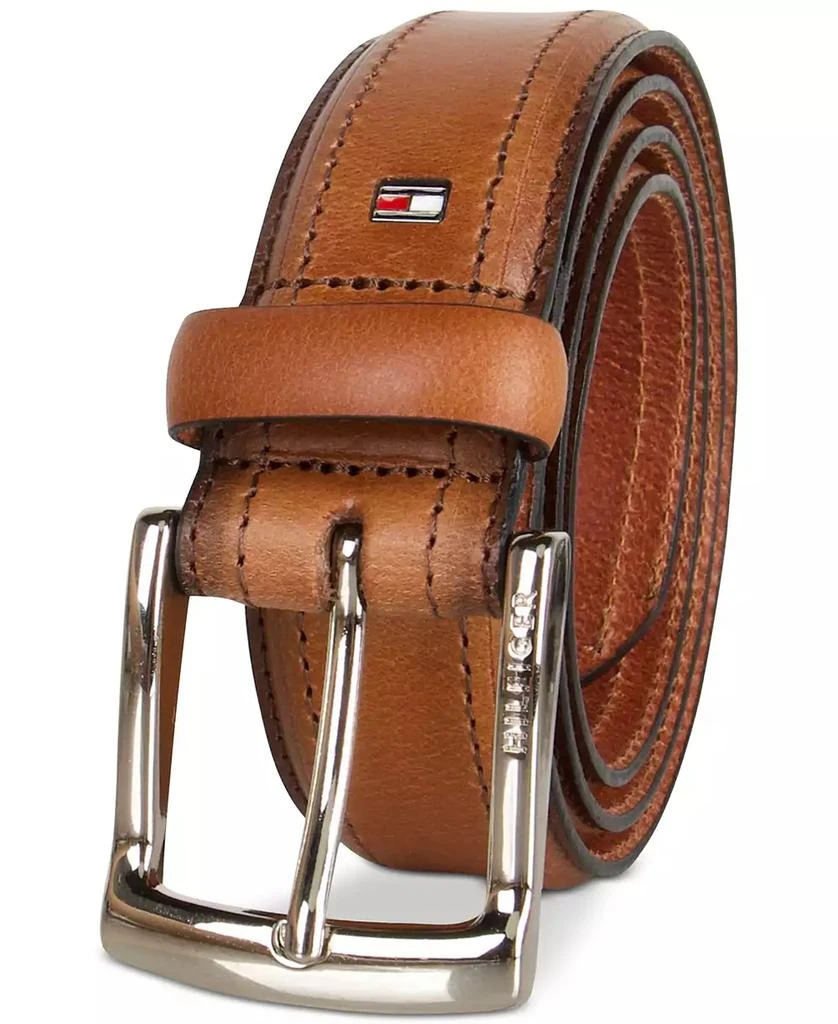 Tommy Hilfiger Men’s Stitched Classic Dress Leather Belt 2