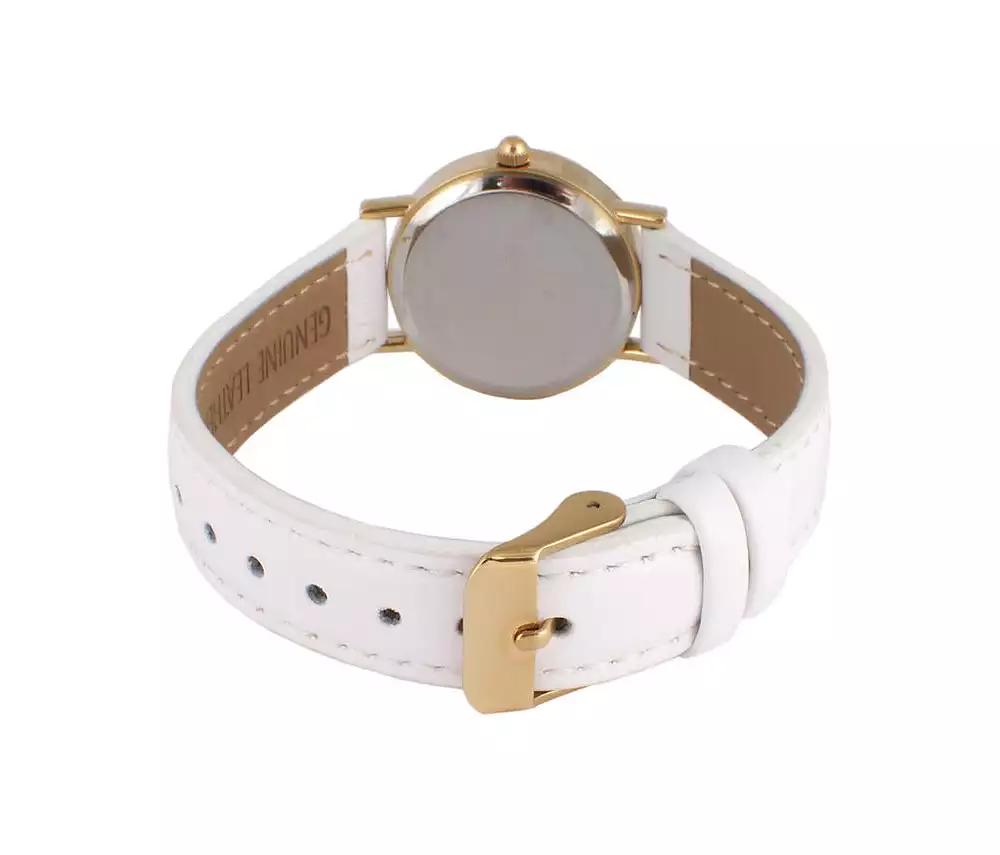 Peugeot Women's Classic 24mm White Watch With Easy to Read Numerals