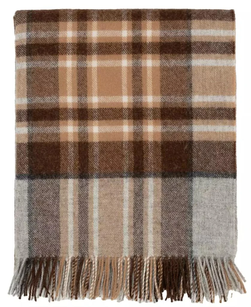 Prince of Scots Highland Tweeds Shetland Lambswool Throw, 55 " x 72" 2