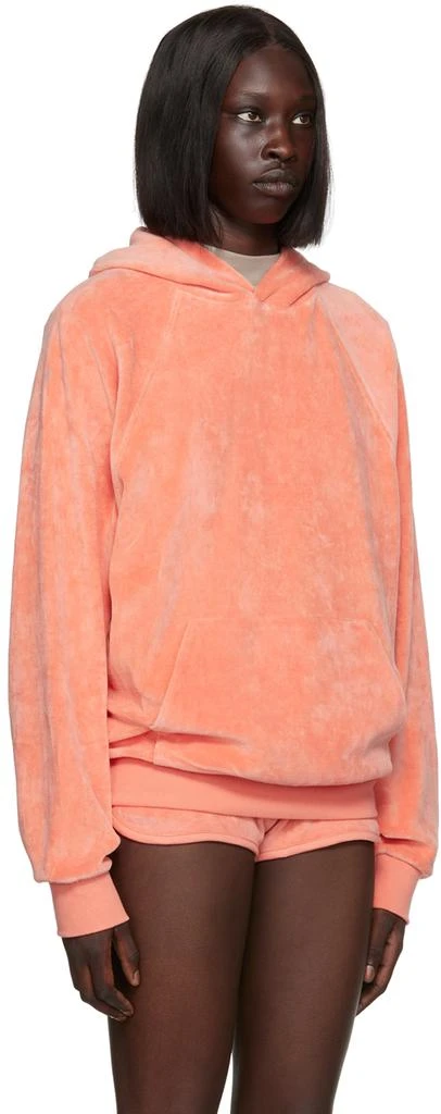 Fear of God ESSENTIALS Pink Raglan Hoodie 2