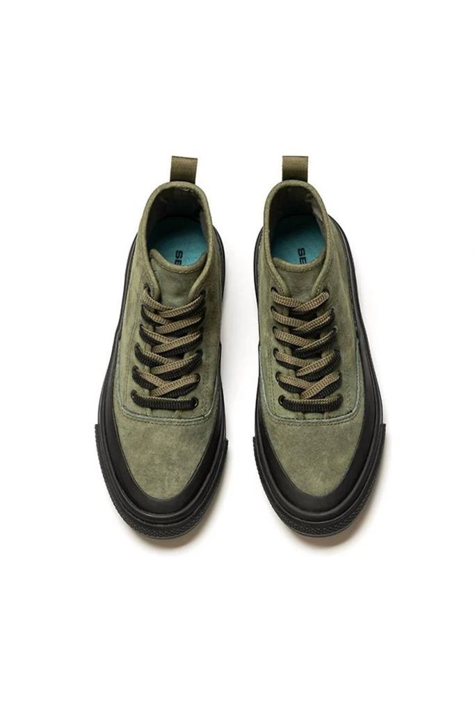 SeaVees Men's Mariners Boot In Burnt Olive 3