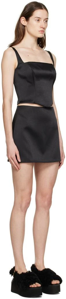 Reformation Black Vancouver Tank Top & Miniskirt Set 2
