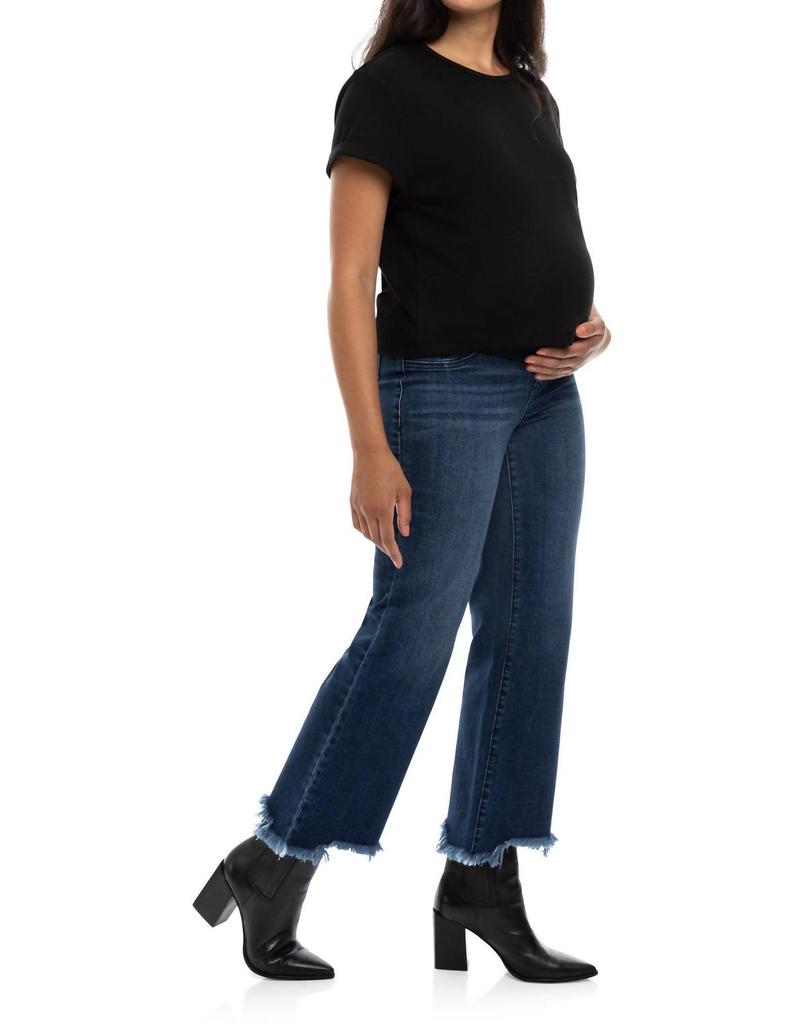 1822 Denim Maternity Mid-Rise Demi Bootcut Jean In Grayden