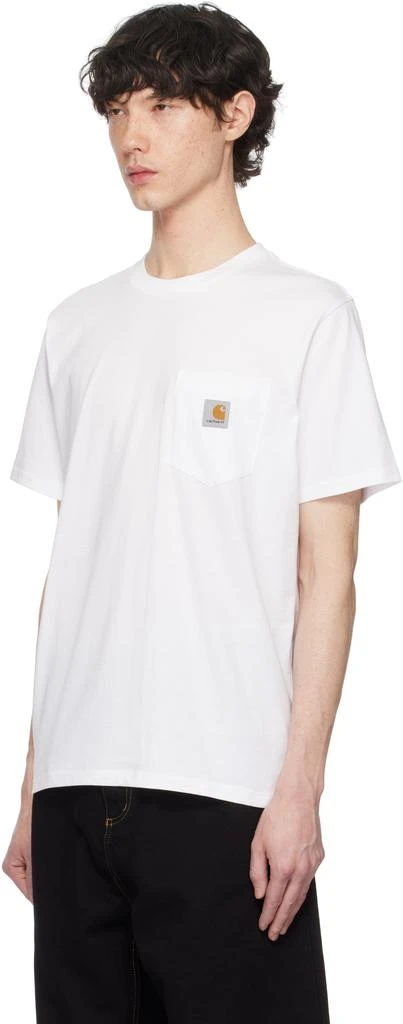 Carhartt WIP White Pocket T-shirt 4