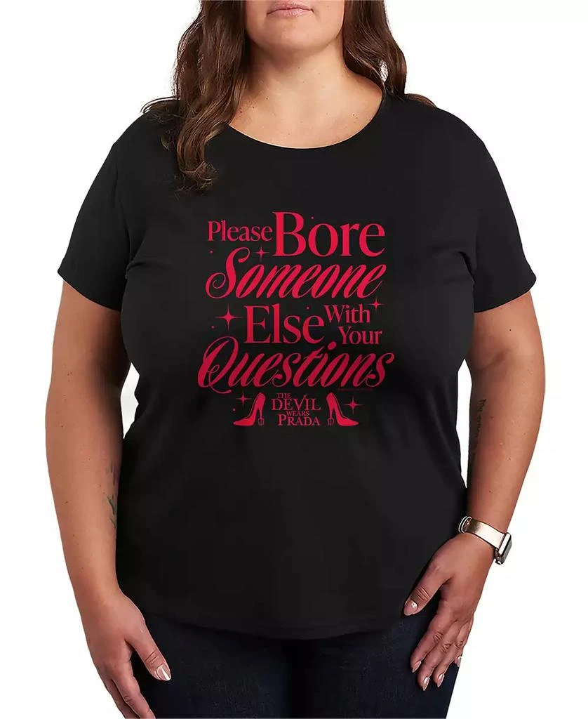 Hybrid Apparel Plus Size The Devil Wears Prada Please Bore Someone Short-Sleeve T-Shirt