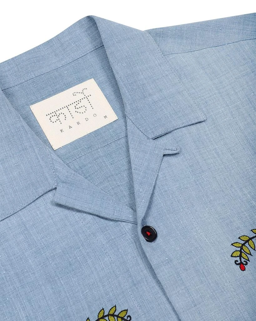 KARDO Ronen Half Sleeve Button Front Camp Shirt 4