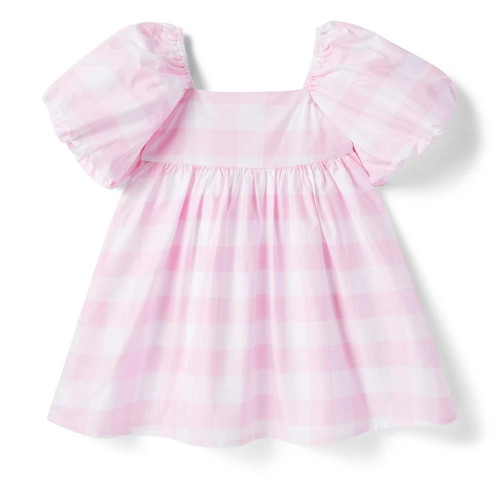 Janie and Jack Gingham Dress (Toddler/Little Kids/Big Kids) 1