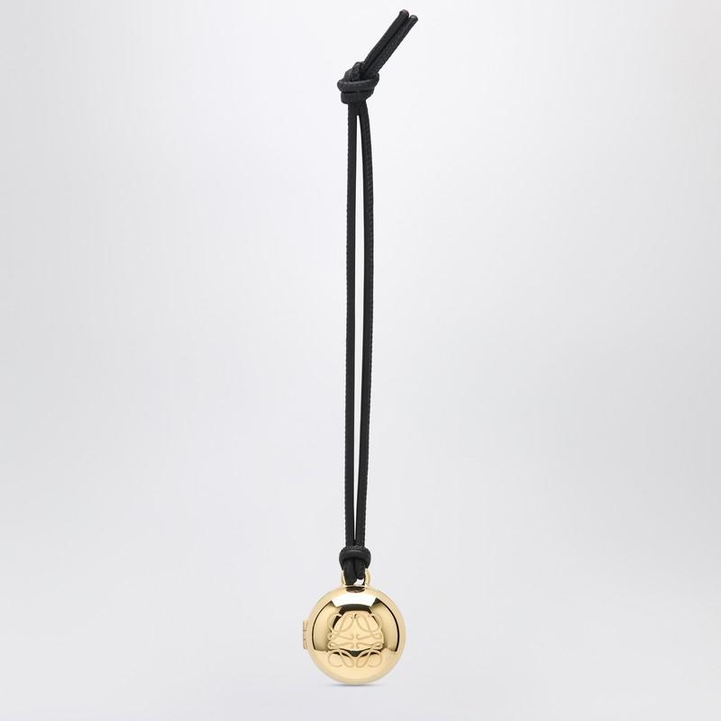 Loewe Pendant with Anagram medallion gold
