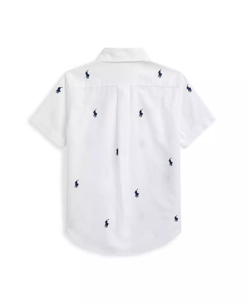 Ralph Lauren Toddler and Little Boys Polo Pony Oxford Short-Sleeve Shirt