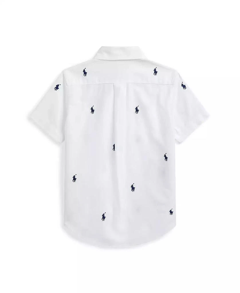 Ralph Lauren Toddler and Little Boys Polo Pony Oxford Short-Sleeve Shirt 2