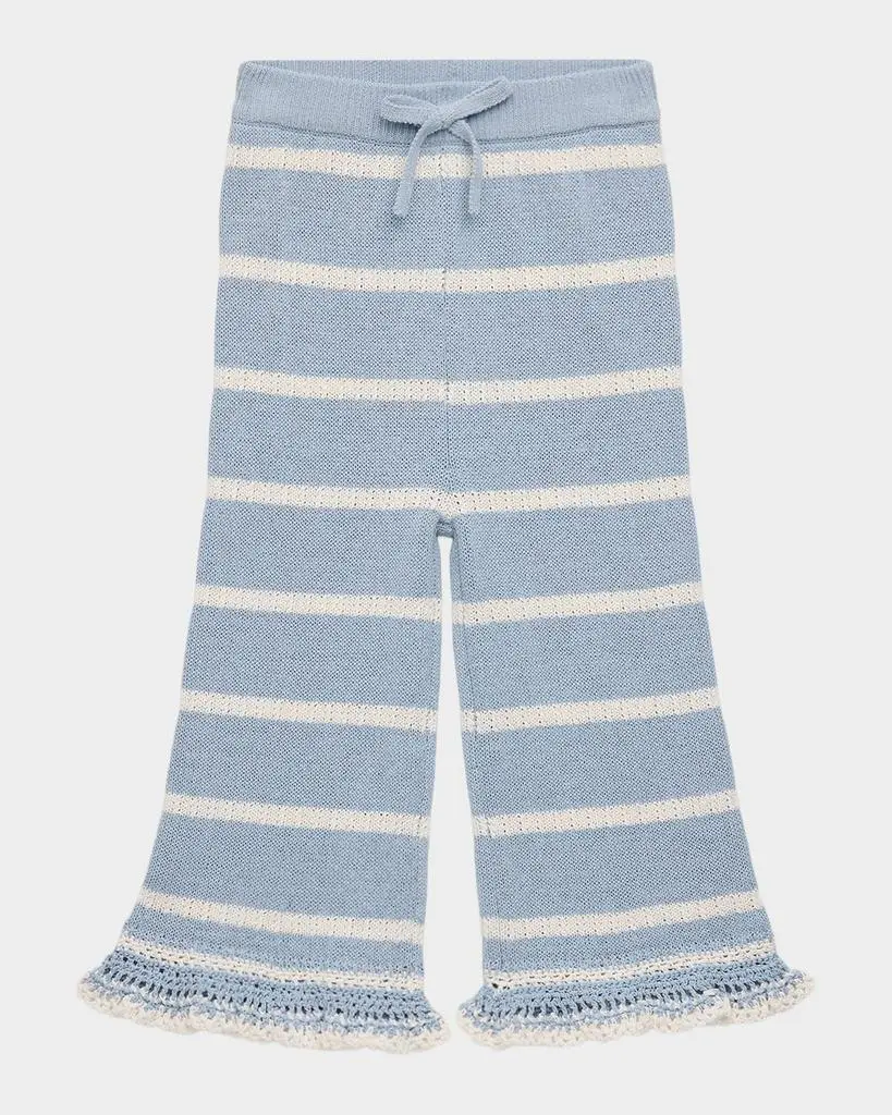 Zimmermann Girl's Indra Striped Knit Pants, Size 1-12