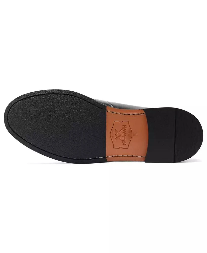 Anthony Veer Men's Sherman Penny Loafer Slip-On Leather Shoe 5