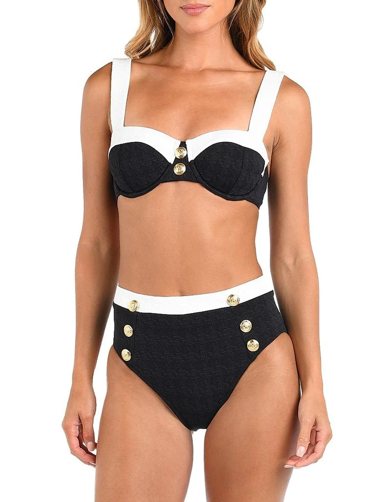 L'Agence Colorblock Chic Alexandria Underwire Bikini Top 3