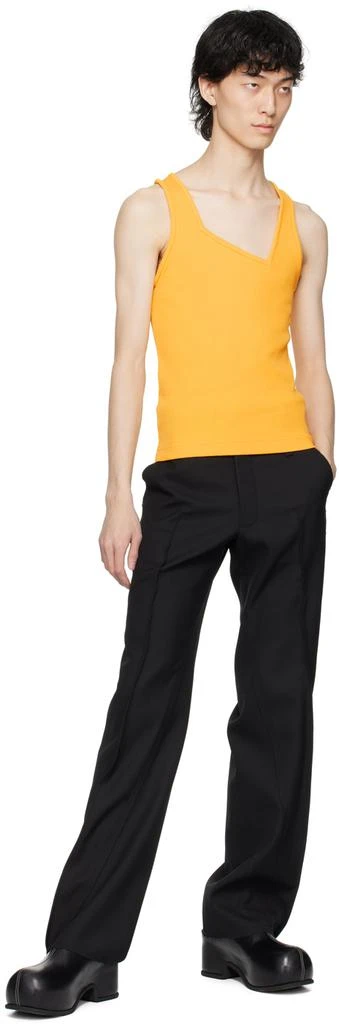 Bianca Saunders Yellow Scoop Neck Tank Top 4
